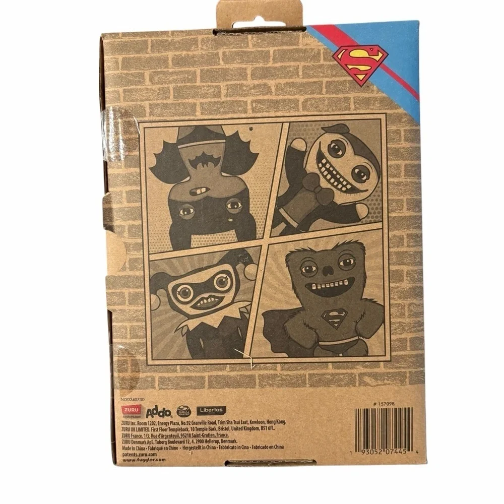 🦸‍♂️ DC x ZURU Superman Fuggler Plush | Blue Funny Ugly Monster NEW IN BOX